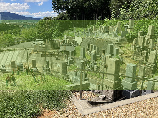 奈良にある光陽町墓地・光陽町新墓地の墓地風景